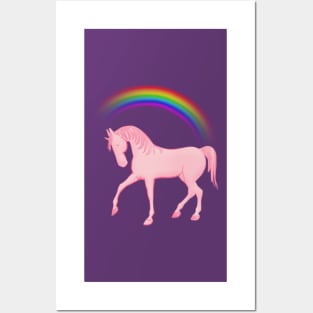 Rainbow Unicorn - Artwork , Posters and Art